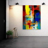 Abstrakte Kunst Werk III Ein extrem farbenfrohes Motiv mit deutlicher Ausdrucksstaerke_mockup03