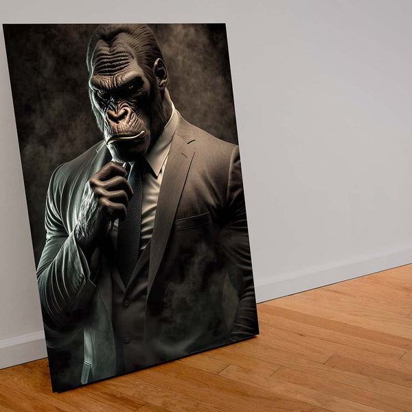 Gorilla im Anzug mit Krawatte als ausdrucksstarkes Statement_mockup_07