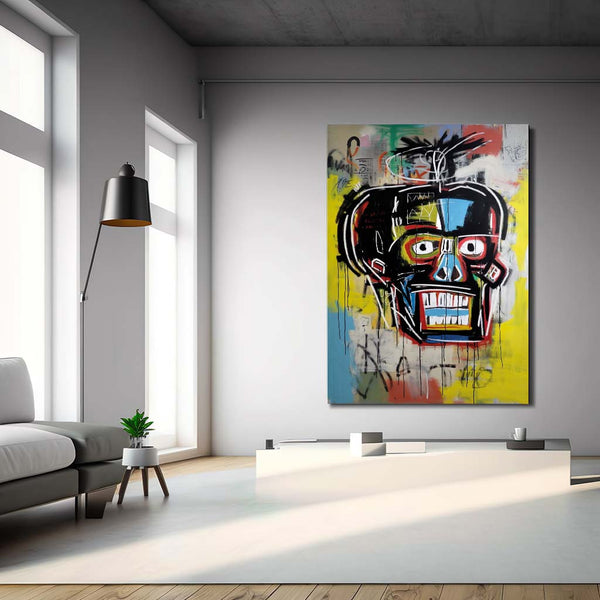 Crazy Kopf im Stil von Jean-Michel Basquiat_mockup01