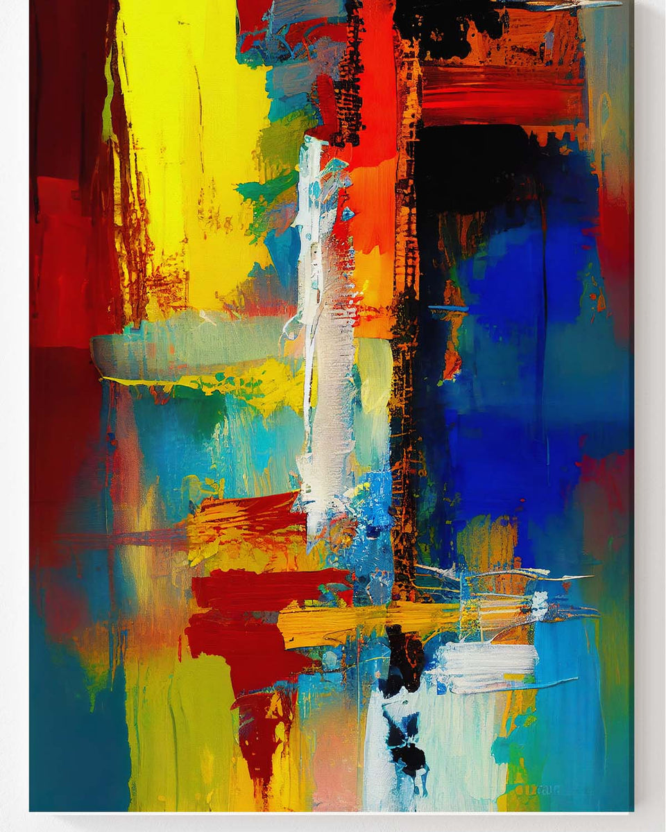 Abstrakte Kunst Werk III Ein extrem farbenfrohes Motiv mit deutlicher Ausdrucksstaerke_mockup01