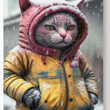 Acid Cat, Katze in bunten Farben mit Kaputzenjacke_mockup07