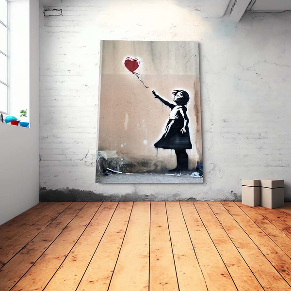 Banksy Art Girl with red ballon ein Symbol von Freiheit und Sehnsucht_mockup04