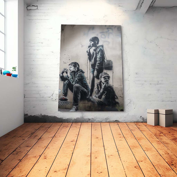 Banksy Art Smartphone Kids als Kontroverse der heutigen Zeit und Generation_mockup04