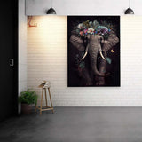 Boho Elefant mit Blumen im Bohemian Style_mockup04