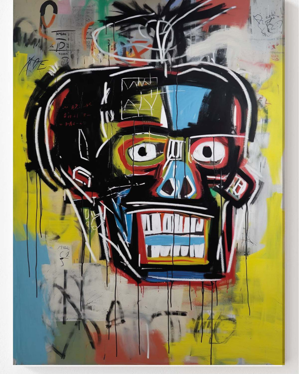 Crazy Kopf im Stil von Jean-Michel Basquiat_mockup00