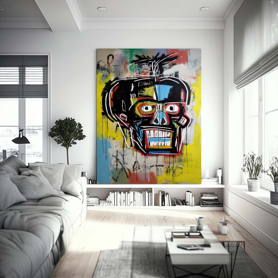 Crazy Kopf im Stil von Jean-Michel Basquiat_mockup03