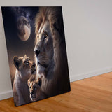 Eine Löwenfamilie im Mondschein_mockup06