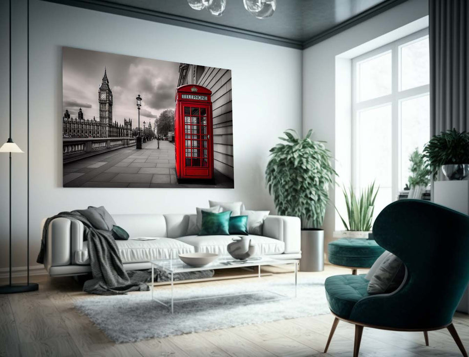 Zweites Motiv unserer London City mit roter Telefonzelle und Big-Ben_mockup03